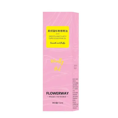 FLOWERWAY kıvırcık saçlar için esans yağlı saç serumu, frizz azaltıcı, uzun süre kalıcı ko - 7