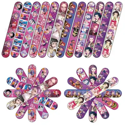 Children's Slap Bracelet, PVC, Cartoon Design Party Wristband