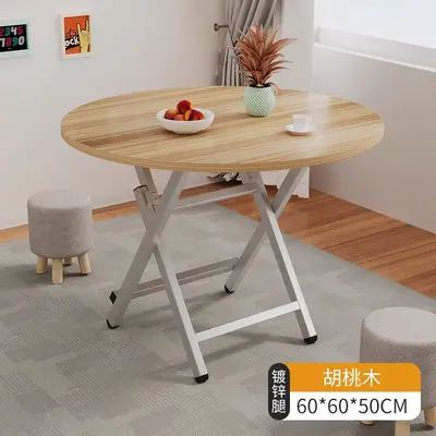 Katlanabilir masa yemek masası gece pazarı aperatif basit yuvarlak masa kiralama ev açık taşınabilir durak yeme kare masa küçük masa - 9