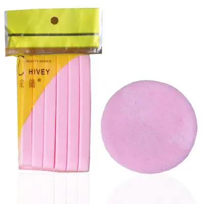 Caiwei Compressed Face Cleansing Sponge, 12 Pieces - 9
