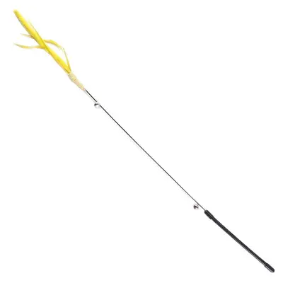 Long-Handle Interactive Cat Teaser Wand with Foxtail Grass Toy - 6