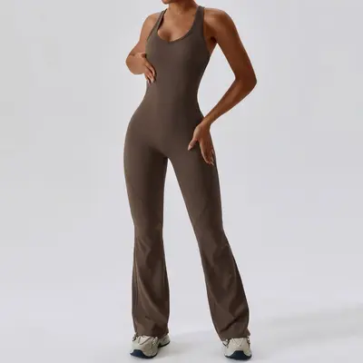 Quick-Dry Slim Yoga One-Piece, Hip-Lifting, Model 8117 - 8