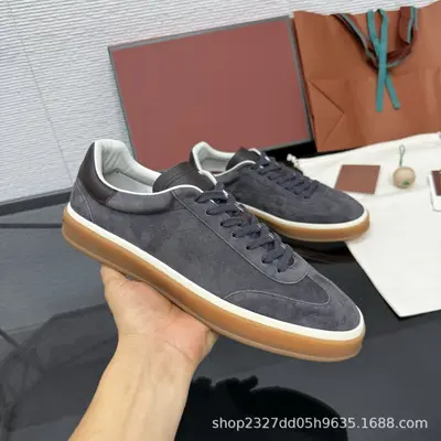 2026LP1:1 Herren-Schnürschuhe aus echtem Leder, Freizeitschuh - 11