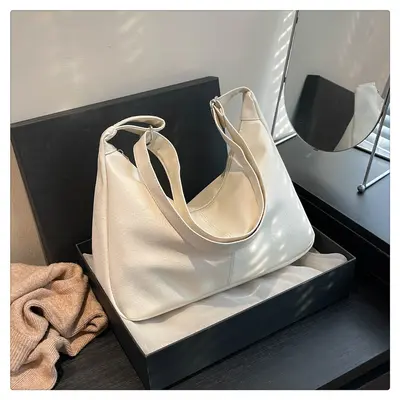Women's Retro Solid Color Casual Shoulder Crossbody Bag - 10