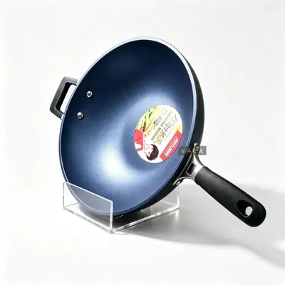 Acrylic Transparent Induction Cooktop Display Stand for Woks and Griddle Pans - 4