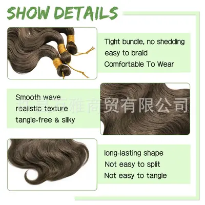 Body wave örgü sentetik saç peruk, yüksek kalite
