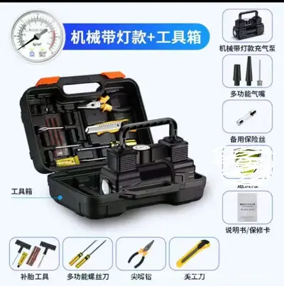 Car air pump wireless smart car air pump wired digital display 12v convenient tire pump - 11
