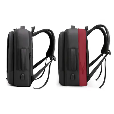 Geschäfts-Herren-Rucksack mit doppeltem Rücken, erweiterbarer Rucksack, modischer Export-Rucksack, Herren-Pendler-Computerrucksack