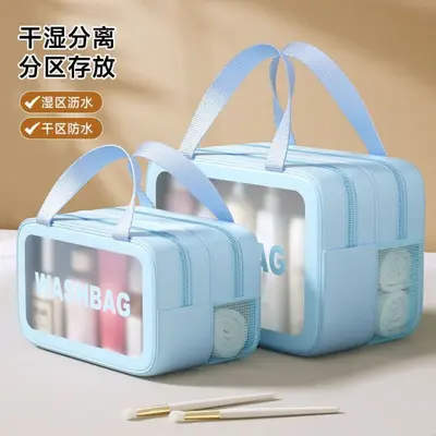Leichte wasserdichte Kulturtasche mit mehreren Fächern für Reisen