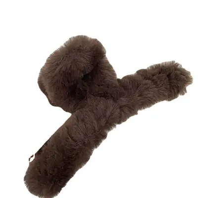 13 cm large hair clip for thick hair, cute plush shark hair clip, small, fresh and sweet style.