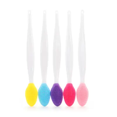 Grenzüberschreitendes Silikon Mitesser Bürstchen, Nasenbürste, doppelseitige Nasenbürste, Mitesser Reinigungsbürste, multifunktionale Lippenbürste, Nasenbürste