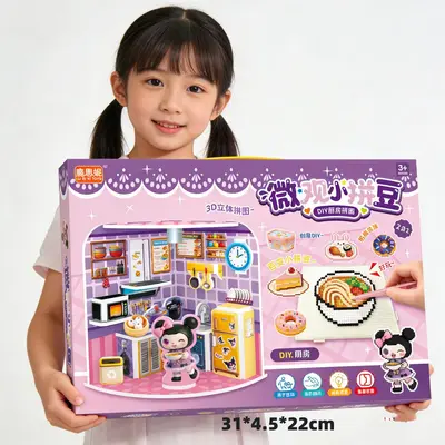DIY Perler Bead Badge Craft Set for Kids, Large Collection - 8