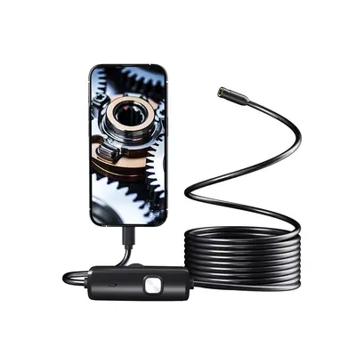 Endoskop kamera iPhone için, 3 megapiksel, su geçirmez, endüstriyel