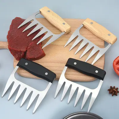 Разделитель мяса в виде медвежьей лапы, шредер для мяса для барбекю, антиожоговый шредер для мяса в виде медвежьей лапы, измельчитель мяса для барбекю, размягчитель мяса, шредер-разделитель мяса