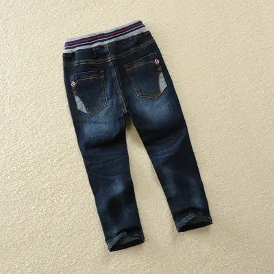 Jungen-Jeans elastisch, Frühling Herbst, für mittelgroße und große Kinder