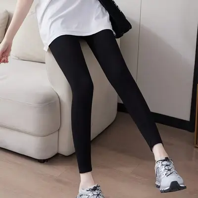 Modal Yoga Tayt Kadın Yüksek Bel 5/7/9 Boy İnce Esnek Büyük Beden - 13