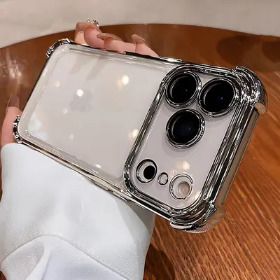 适用苹果17手机壳四角防摔气囊 iPhone 17 Pro电镀保护套厂家直销 - 11