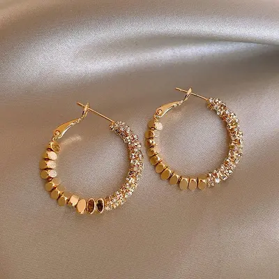 Gümüş iğne ışığı lüks üst düzey küpeler niş kişilik tasarımı kadınlar için abartılı küpeler moda mizaç küpeler toptan - 8