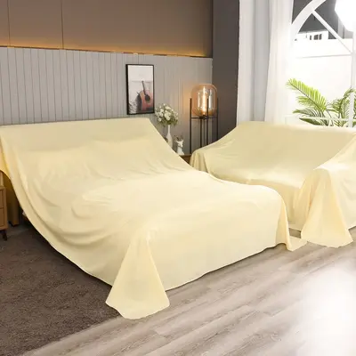 Furniture dust cover dust-proof fabric bed sheet wardrobe cover home decoration cover elastic modern simple - 7
