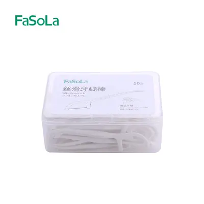 FaSoLa Zahnseide-Sticks, ultrafein, 50 Stück Familienpackung - 5