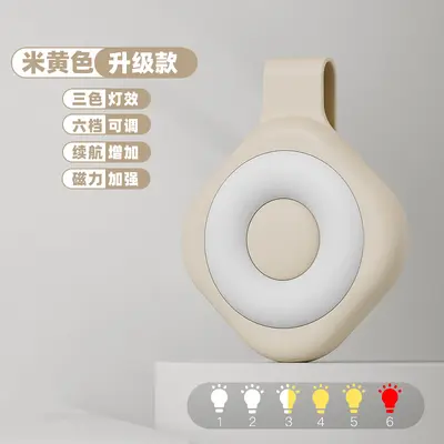 多功能磁吸手电筒户外强光迷你钥匙扣充电电筒工作led照明补光灯 - 12