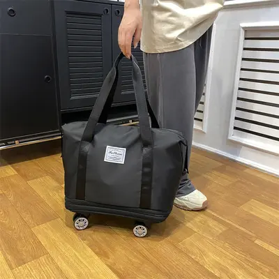 Travel Bag with Universal Wheels, Large Capacity, Expandable, Wet and Dry Separation - 5