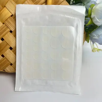 Invisible Hydrocolloid Acne Patches, Concealing, Transparent Round, Portable Pack - 7
