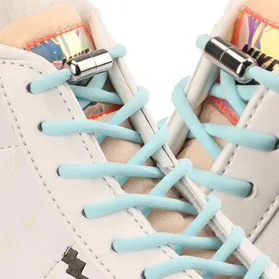 Laceless Elastic Shoelaces with Metal Capsule Buckle, Adult and Kids