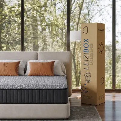 Layz Silent Independent Pocket Spring 0-Pressure Memory Foam Mattress DIY Sleep Feel Multifunctional Combination Cool Ice Silk Removable Cover