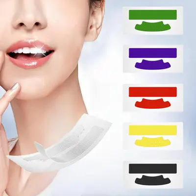 V34 Purple Teeth Whitening Strips, Removes Yellowing - 5