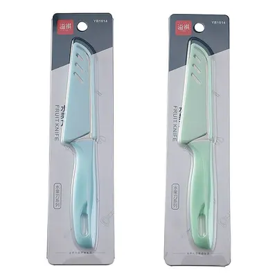 Stainless steel folding fruit knife with sheath - 7