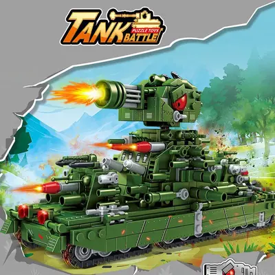 World of Tanks KV-44 Karl Yapı Blok Seti, 99 Parça Leviathan Model - 1