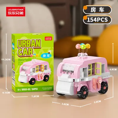 LEGO Uyumlu Araba Yapı Blokları, Polis, İtfaiye ve Yarış Arabası Modelleri - 10