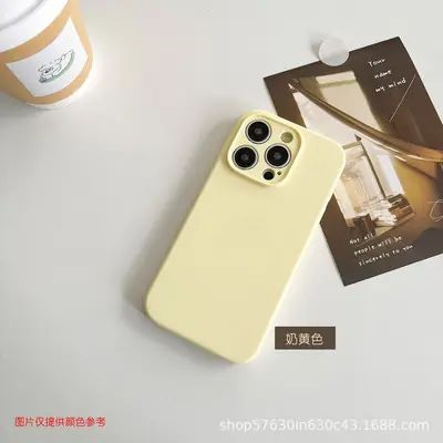 Full Silicone Shockproof Protective Case for iPhone 16 Pro Max, Plain Color - 12