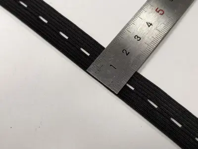 Verstellbares Gummiband mit Knopflöchern für Schwangerschafts- und Kinderhosen, Schwarz un - 9