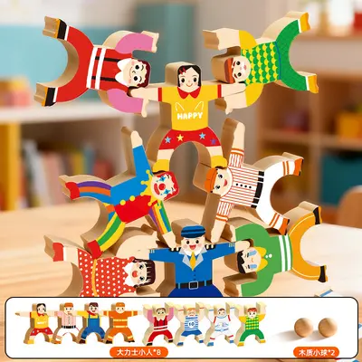 Children's Stacking Balance Tower Blocks, Educational Game - 7