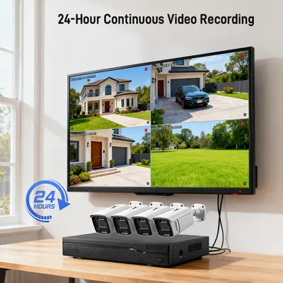 4- oder 8-Kanal-NVR-Festplattenrecorder, 5MP/8MP POE-Kameras - 2