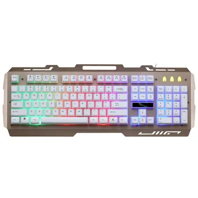 Chasing Leopard G700 Wired Mechanical-Feel Gaming Keyboard, Metal Backlit - 7