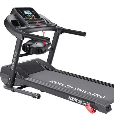 Foldable Household Treadmill with Incline Adjustment and Quiet Motor