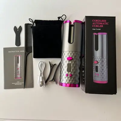 Sınır ötesi USB saç maşası/kablosuz kıvırma şarj edilebilir sınır ötesi çok satan otomatik saç maşası tembel kıvırma hediyesi - 7