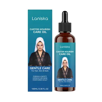 LANISKA Hint Yağı Saç Bakım Yağı, Kuru Saç ve Saç Derisi İçin - 5