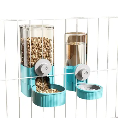 Katzen-Hängetränker für Haustiere, Hundetränker, Hängetrinkgerät für Käfig, Hundenapf, Katzenschüssel, automatischer Futterautomat - 12