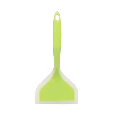 Stokta Tamagoyaki spatula yapışmaz tava özel spatula yarı şeffaf silikon kızartma spatulası geniş spatula kızartma tavası mutfak aracı - 10