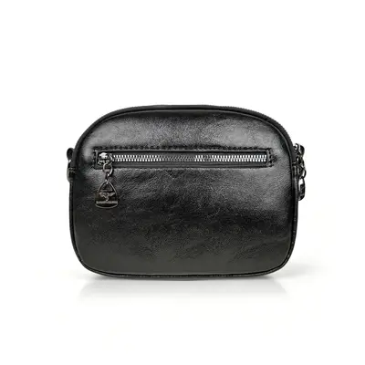Retro Oil Wax Leather Small Square Bag, Soft Leather, Crossbody Strap - 4