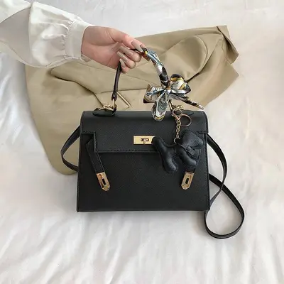 Mini Kelly Bag Women's Handbag, Large Capacity Elegant Design - 11