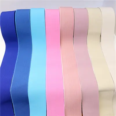 Farbiges Polyester-Webgummiband, nylonähnlich, Bekleidungszubehör - 4
