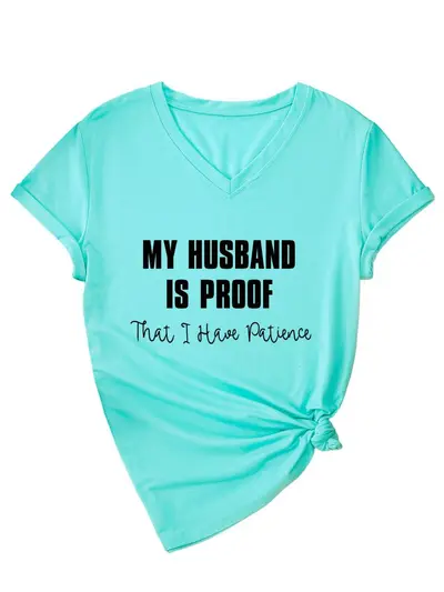 Women's Everyday Elegant Short-Sleeve Versatile T-Shirt - 10