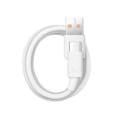 Huawei mate60 Xiaomi vivo Android 120W şarj kablosu toptan satış için uygun 6A hızlı şarj Type-c veri kablosu