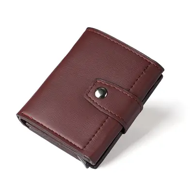 Large Capacity Men's Card Holder with Automatic Pop-Up Card Slots - 11