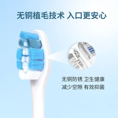 Replacement Brush Heads for Sonas Electric Toothbrush, Compatible with SN601/SN-P1/SN903/S - 4